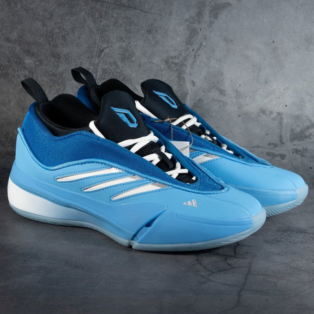 Adidas Dame 9 Basketball Blue White Athletic Sneakers New In Box Code JH6625